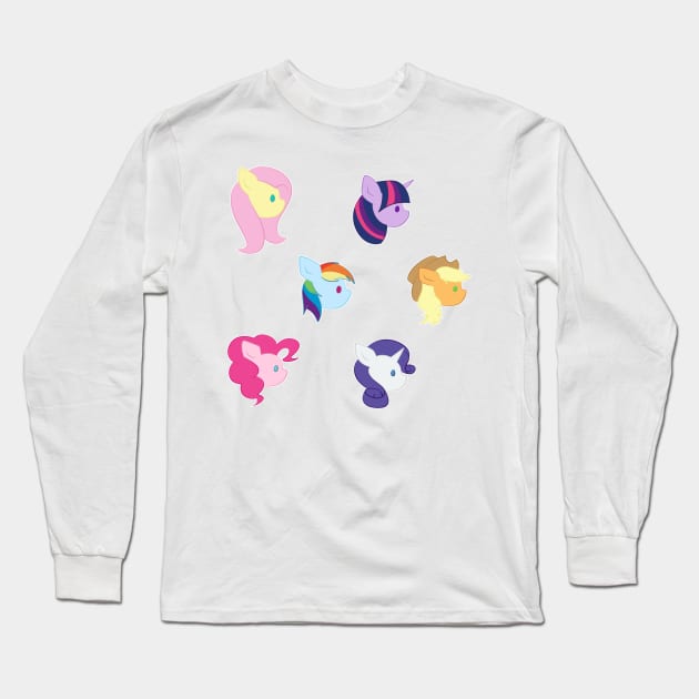 Elements of Friendship - Icons Long Sleeve T-Shirt by Aleina928